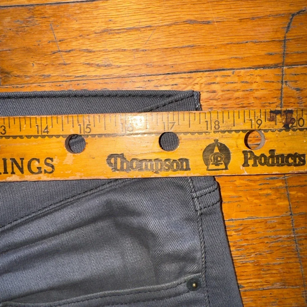 Levis 511 Slim Fit Jeans Mens 34x34 Charcoal Gray Dark Slate Denim Pants